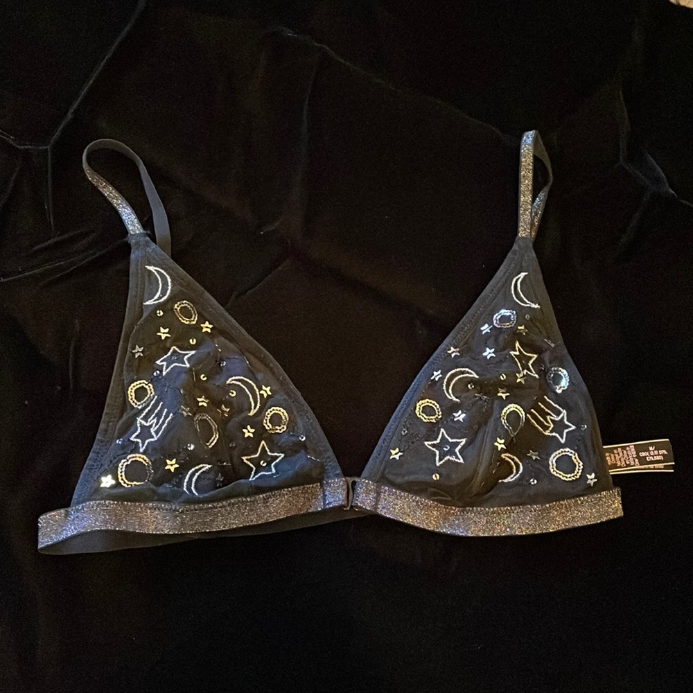 Victorias Secret Moon Star Bralette NWOT